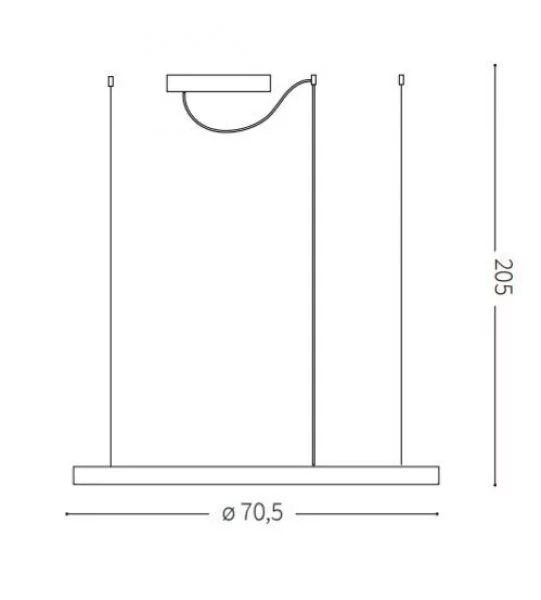 Sketch Oracle Slim Ø:70cm