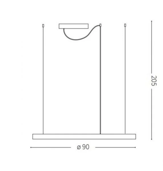 Sketch Oracle Slim Ø:90cm