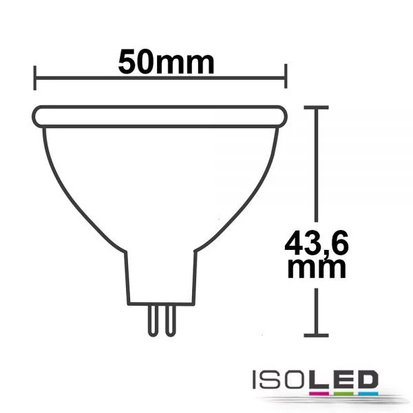 MR16 LED bulb 12V 3,5W warm white 270°