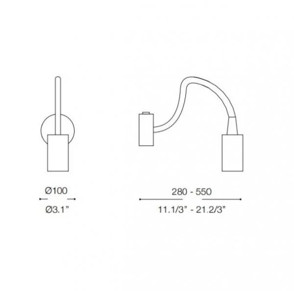 Ideal Lux Focus bed reading lamp