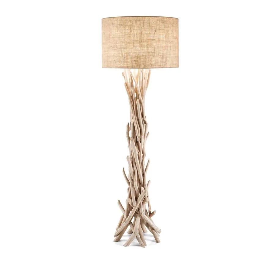 Ideal Lux Driftwood wood floor lamp