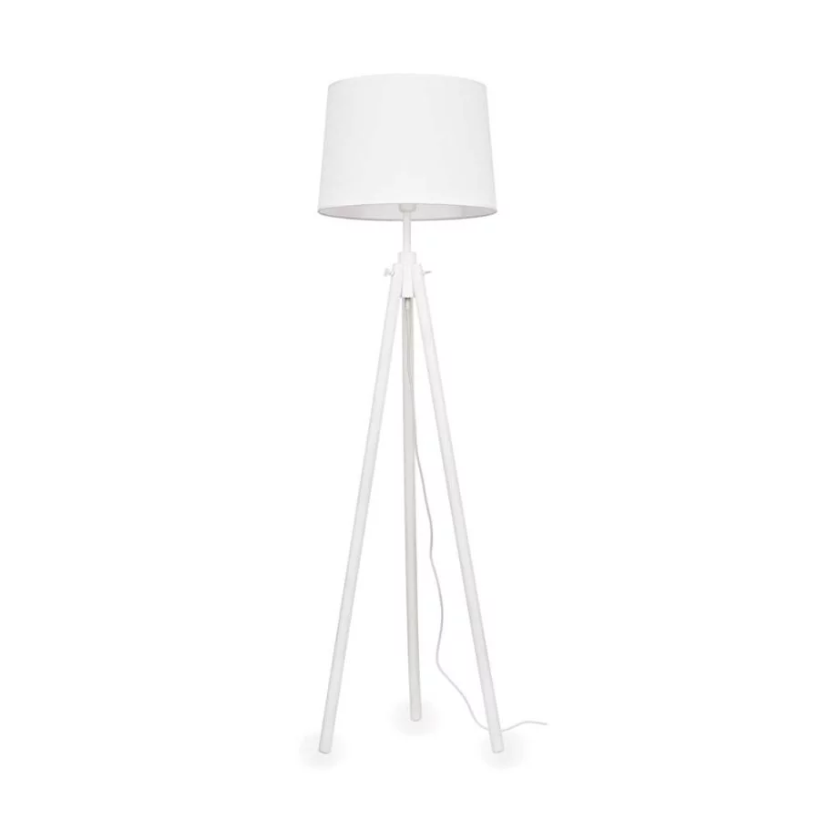 Dreibeinige Stehlampe York von Ideal Lux in Weiss