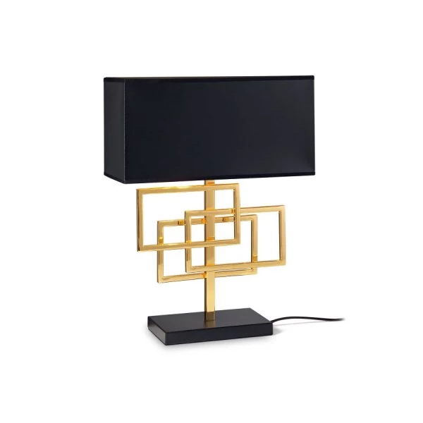 Ideal Lux Luxury table lamp black gold