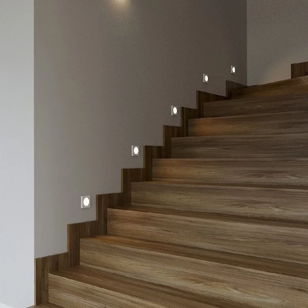 Square stair lamps Time from Maxlight