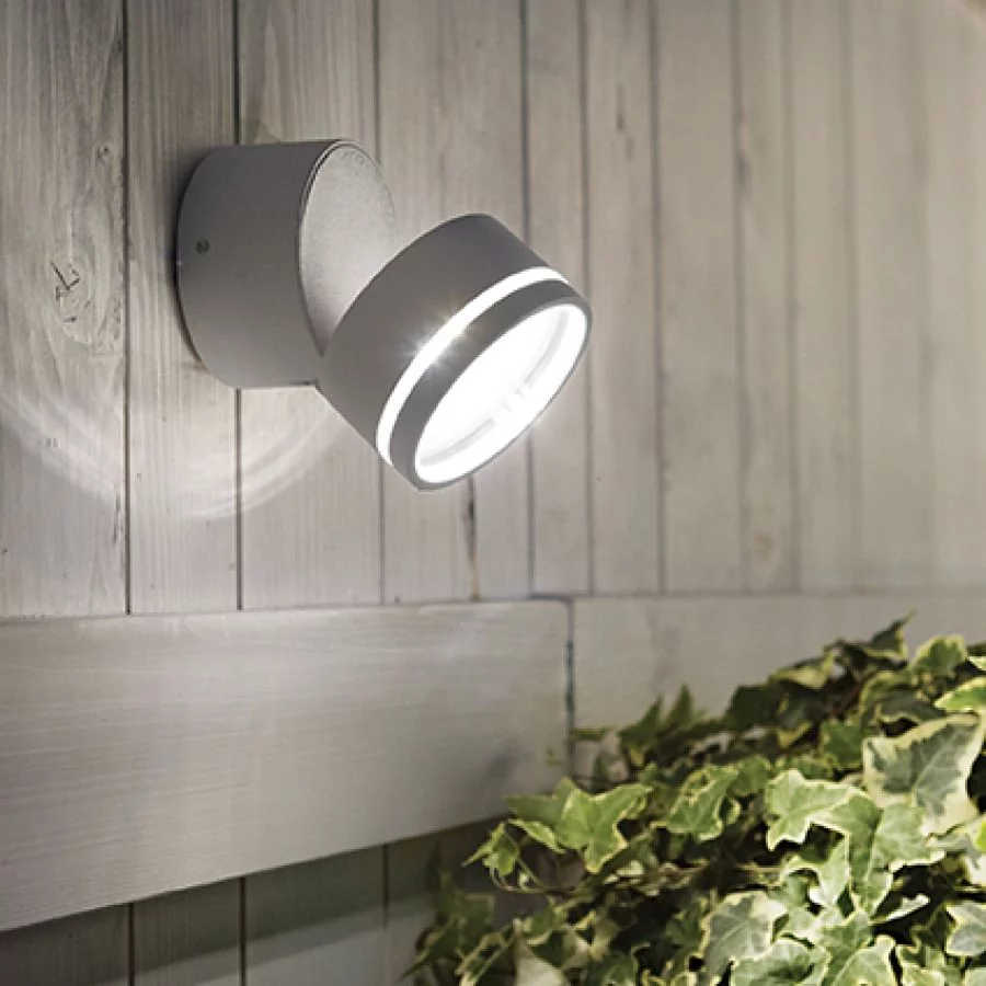 Ideal Lux Omega wall spotlight outdoor neutral white