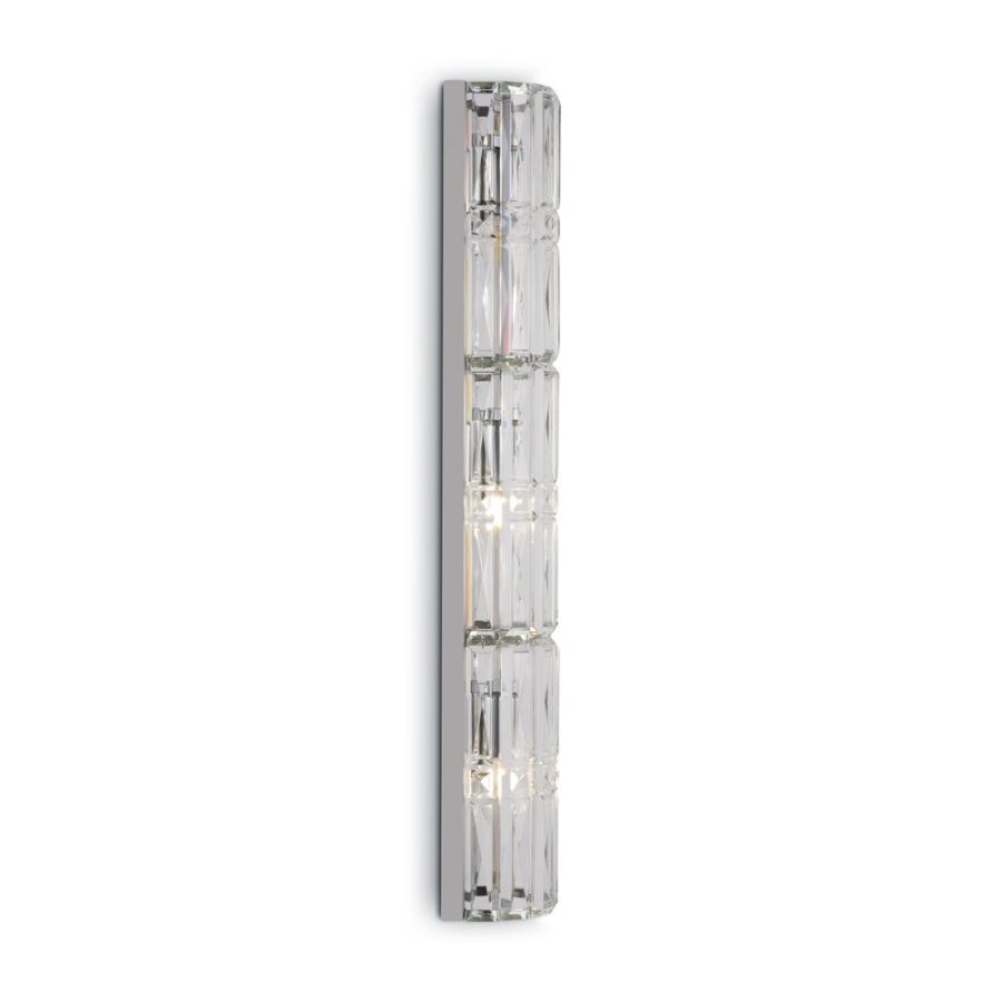 Crystal wall lamp side view