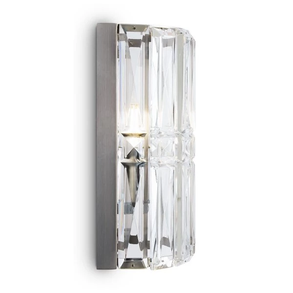 Crystal wall lamp side view