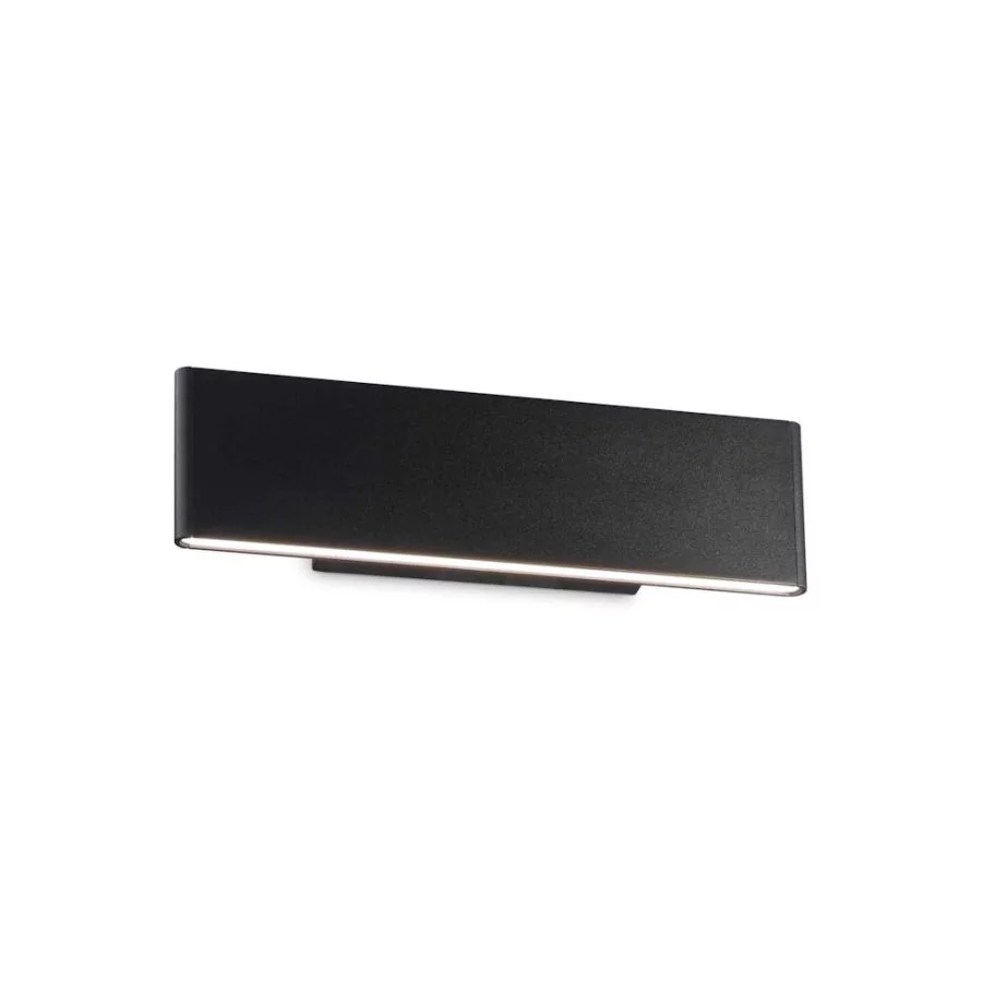 Flat LED wall lamp Desk in black