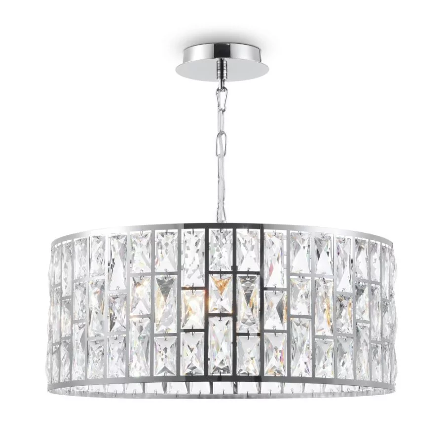 Runde Kristall Deckenlampe Gelid von Maytoni Runde Kristall Deckenlampe Gelid von Maytoni