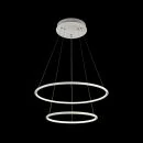 Maytoni LED ring chandelier Nola 2 white