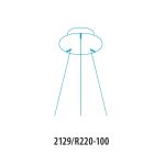 Canopy for central suspension for max. 100W