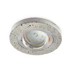 Bari downlight concrete round GU10 silver