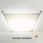 Veroca 2 LED Segelleuchte, Phasen-dimmbare Deckensegellampe mit warmweißen LEDs