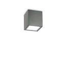 Outdoor ceiling lamp with square shape in anthracite