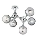Chromed ceiling lamp Nodi by Ideal Lux