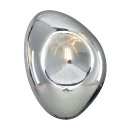 Maytoni glass wall lamp Mabell chrome/silver
