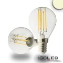 E14 LED drop bulb clear dimmable 4W warm white