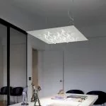 Braga Cristalli LED pendant lamp triangular