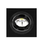 Onok 192 recessed spotlight square black