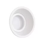 Round recessed spotlight for ceiling installation, color: white