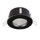 Recessed luminaire for outdoor in white glossy