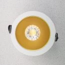 LED recessed spotlight GU10 Siena white/gold