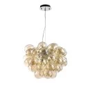Table pendant lamp Balbo with yellow grape shaped glasses