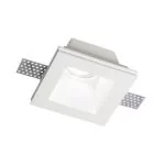 Ideal Lux Samba Square downlight gypsum D70
