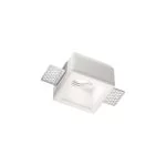 Ideal Lux gypsum downlight Samba Square D55