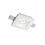 Ideal Lux Samba Square downlight gypsum D60