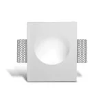 Plaster recessed wall lamp GU10 small size