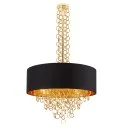 Maxlight Crown hanging lamp black gold