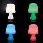 Kabellose RGB Tischleuchte Live-Lumetto/Ideal Lux