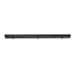 Ceiling canopy elongated 3 flames black
