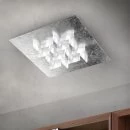 Braga LED ceiling lamp Cristalli PL60 rectangular
