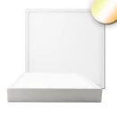 Angular LED ceiling lamp 30W in white dimmable