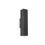 2-flammige LED Wandleuchte Sky von Ideal Lux in schwarz