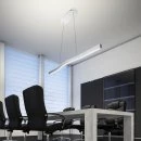 Narrow linear dining table or office pendant lamp