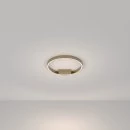Golden LED ceiling lamp in ring shape Ø:40cm