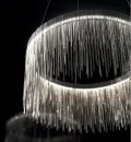 LED Ring-Pendelleuchte Versus Round SP168 von Ideal Lux mit Kettendesign