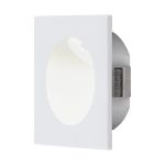 Square LED steps downlight Zarate white