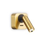 Ideal Lux Bean square wall reading lamp