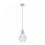 Maytoni Glas Pendelleuchte Eustoma in blau