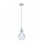 Maytoni Glas Pendelleuchte Eustoma in blau
