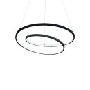 Ideal Lux Oz hanging lamp black dimmable