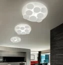 Braga Nuvola LED ceiling lamp dimmable white PL45