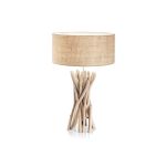 Holz Tischlampe Driftwood von Ideal Lux H: 52cm