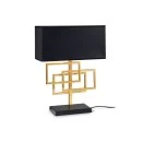 Ideal Lux Luxury table lamp black gold