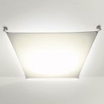 Veroca 2 Blux Stoff Segelleuchte 105x105cm EVG