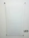 B.lux Veroca 3 LED ceiling lamp sail cloth DALI dimmable